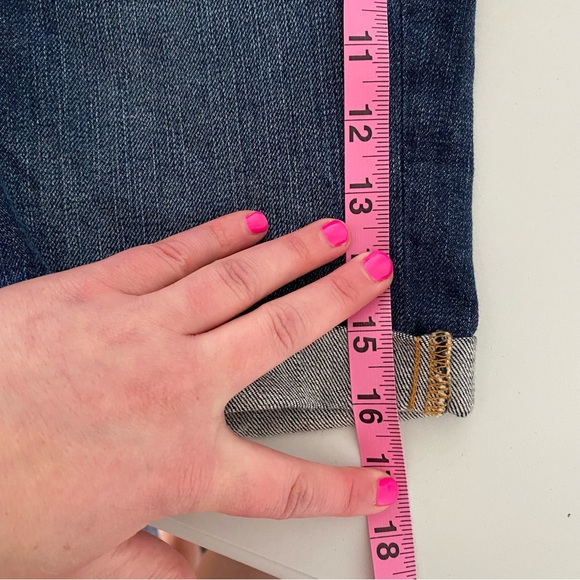 AMERICAN EAGLE Skinny Bermuda Stretch Low Rise Denim Shorts Sz 4 NWT - Picture 6 of 10